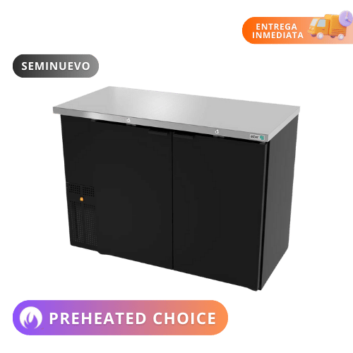Asber Refrigerador de Contra Barra de 2 Puertas Solidas ABBC-24-48 HC
