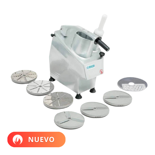 Migsa Procesador de vegetales 7 discos HLC-300 CON 7 DISCOS Nuevo