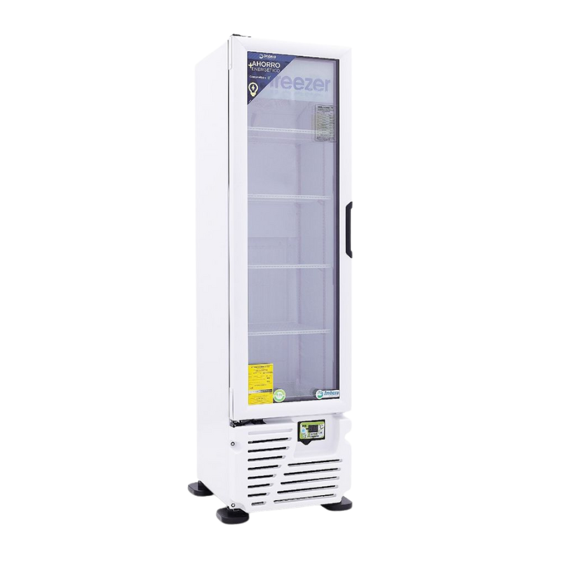 Imbera Congelador vertical 1 puerta cristal 8 pies VFS08 Nuevo