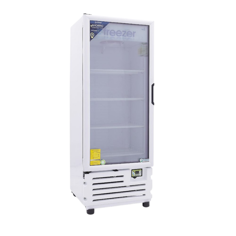 Imbera Congelador vertical 1 puerta cristal 16 pies VFS16 Nuevo