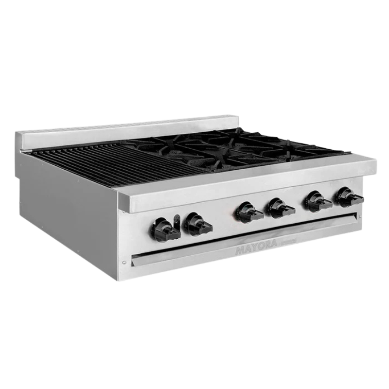 International Estufa Modular Triple 1 Sección de Asador, 2 Secciones de Quemadores CG30111 Nuevo