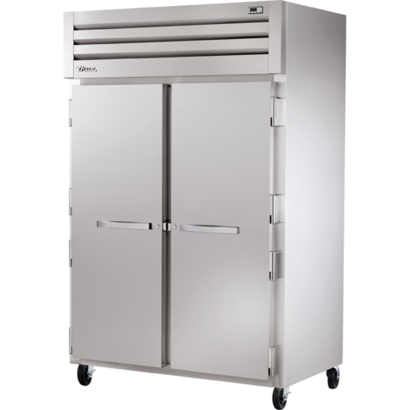 True Refrigerador Vertical 2 Puertas Solidas Acero Inoxidable STA2R-2S-HC Nuevo