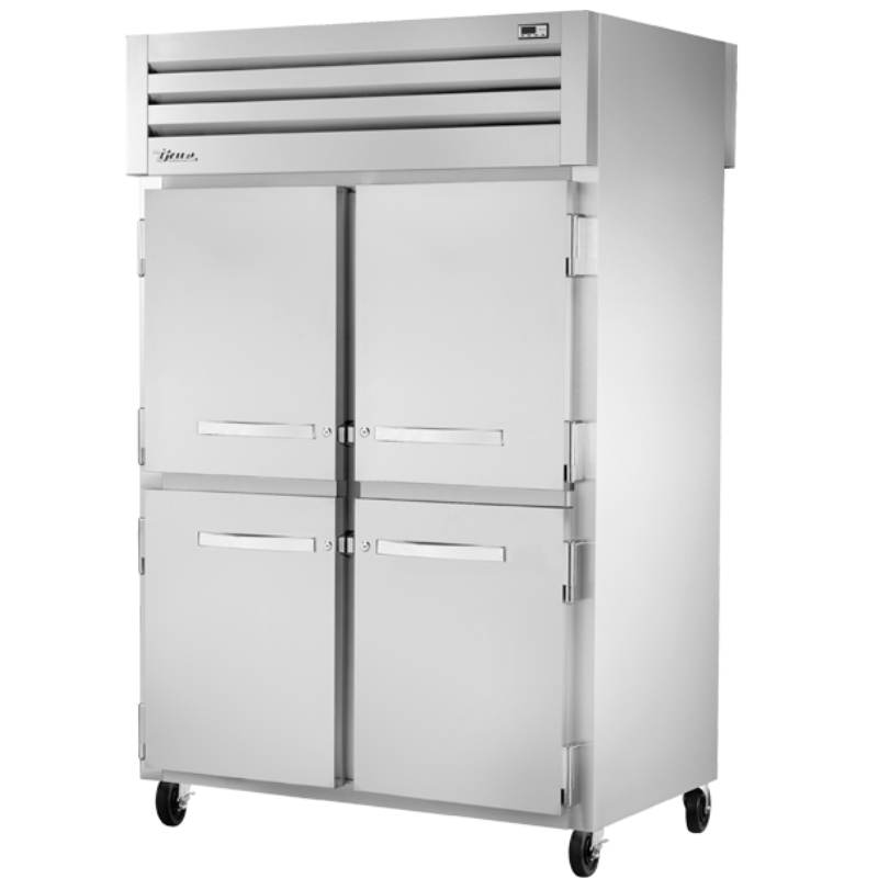 True Refrigerador Vertical 4 Medias Puertas Solidas Acero Inoxidable STA2RPT-4HS-2S-HC Nuevo