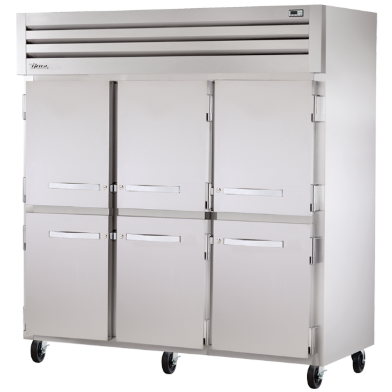 True Congelador Vertical 6 Medias Puertas Solidas 3 Parrillas STA3F-6HS-HC Nuevo