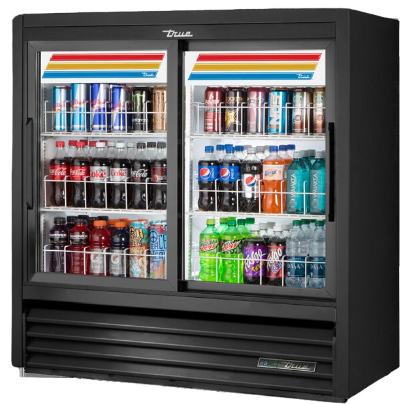 True Refrigerador Exhibidor 1 Puerta Corrediza GDM-41SL-48-HC-LD Nuevo