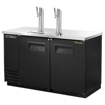 True Enfriador Dispensador de Cerveza 2 Puertas 2 Barriles Medios 7 Pies TDD-2-HC Nuevo