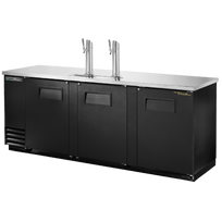 True Enfriador Dispensador de Cerveza 2 Puertas 4 Barriles Medios 7 Pies TDD-4-HC Nuevo
