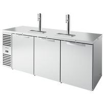 True Dispensador de Cerveza Refrigerada Sistema de Refrigeración a la Izquierda Acero Inoxidable TDR84-PTSZ1-L-S-SSS-SSS-1 Nuevo