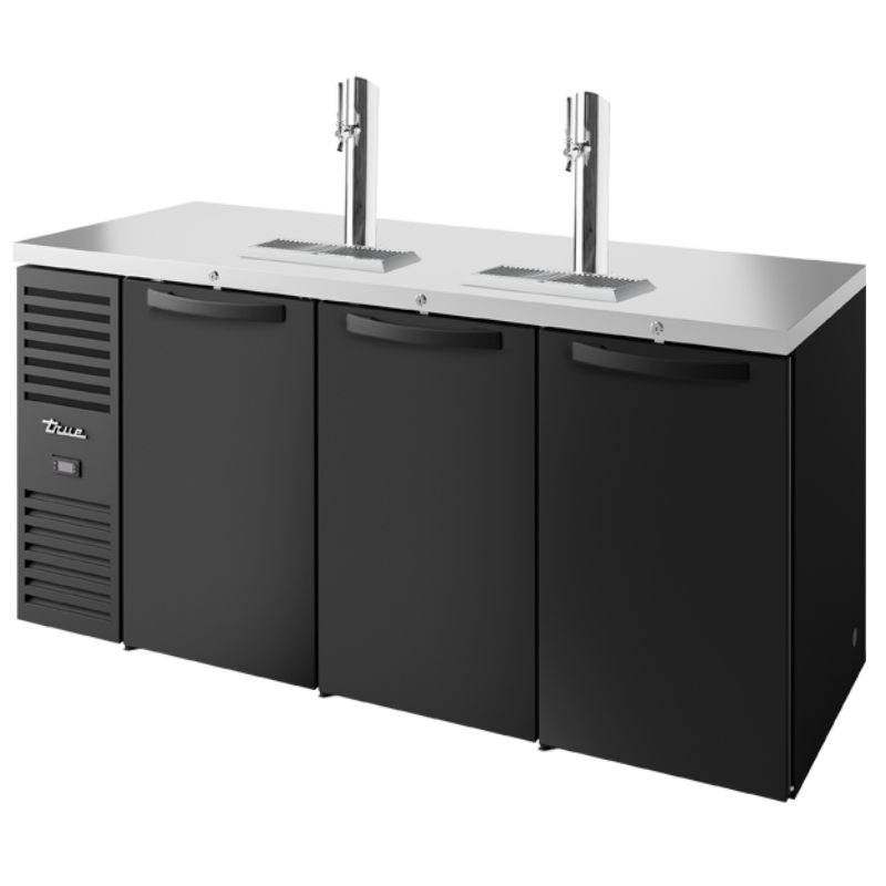 True Dispensador de Cerveza Refrigerada 3 Puertas TDR84-RISZ1-L-B-SSS-1 Nuevo