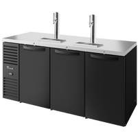 True Dispensador de Cerveza Refrigerada 3 Puertas TDR84-RISZ1-L-B-SSS-1 Nuevo