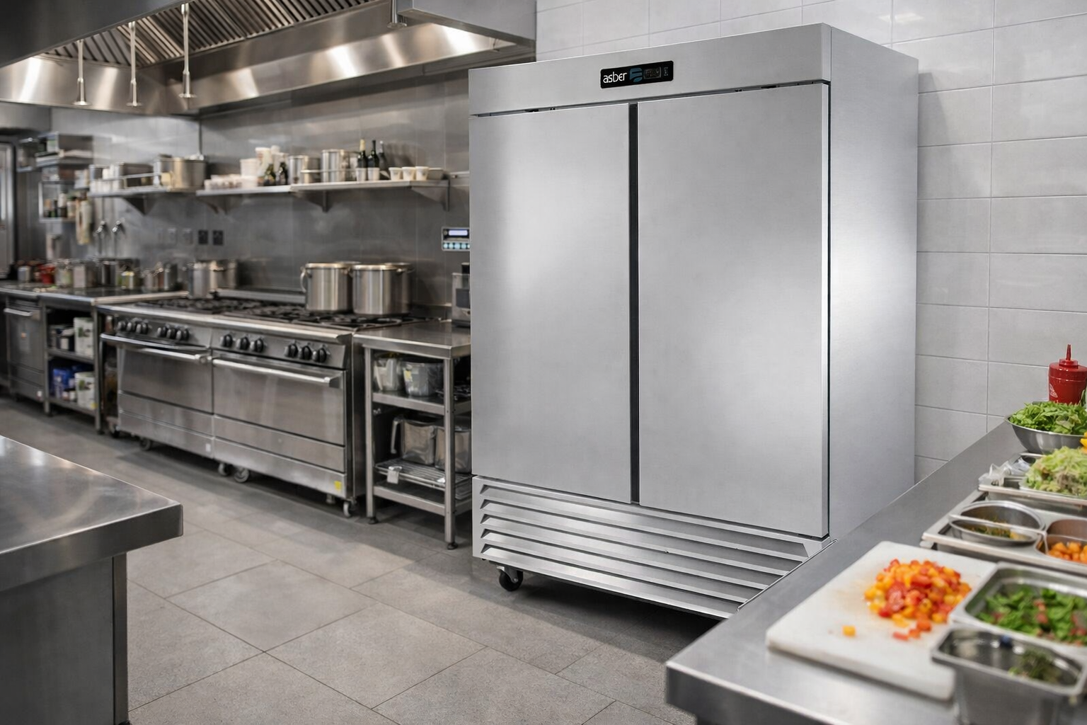 Refrigeración Asber: eficiencia, durabilidad y control para cocinas profesionales