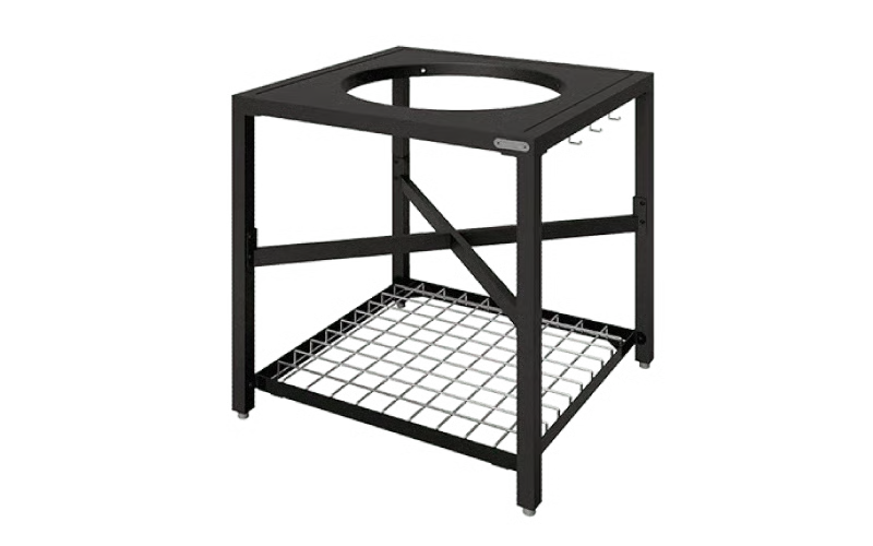 Big Green Egg Marco con inserto de rejilla de acero inoxidable Large EGG Frame para Modular Nest System Nuevo
