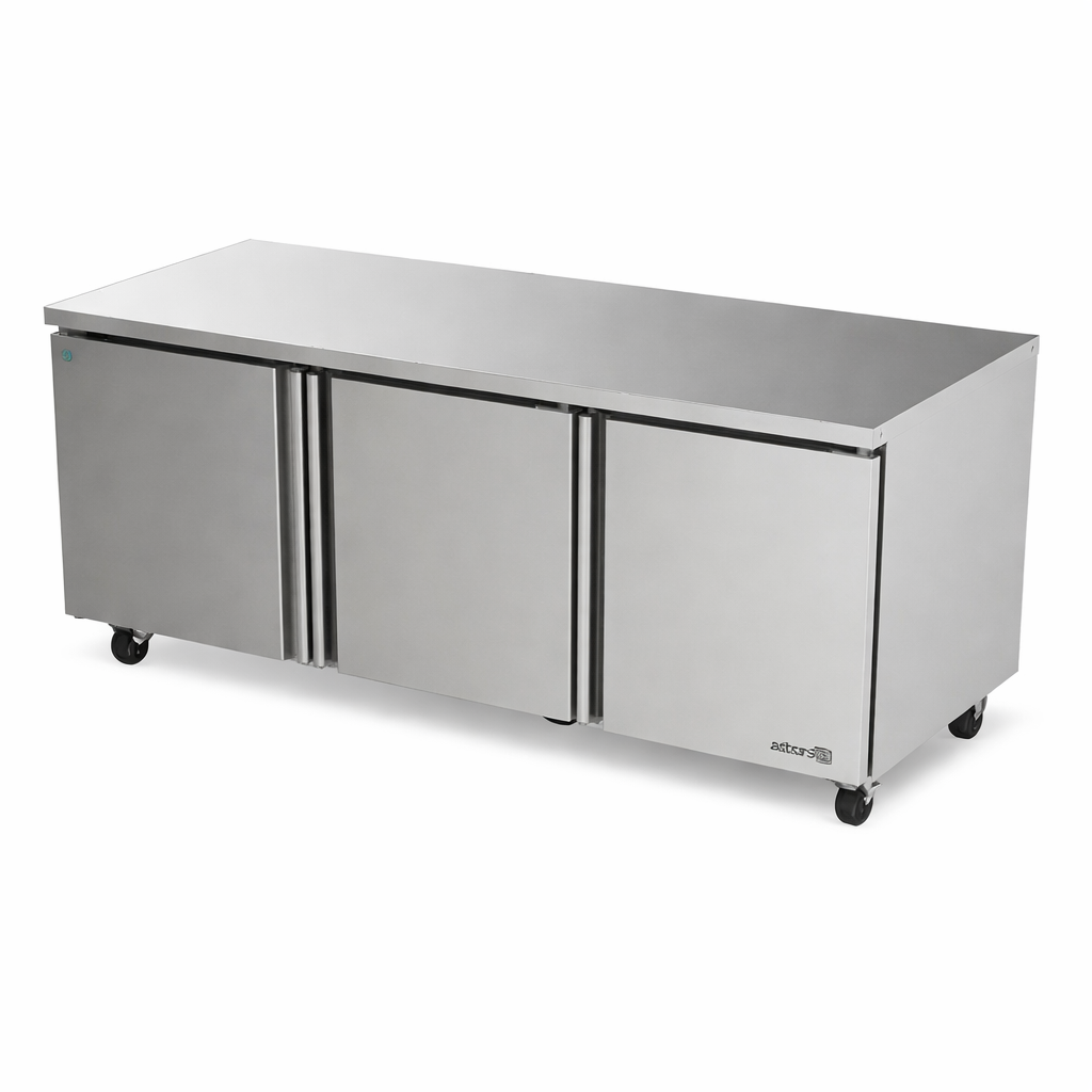 Asber Mesa refrigerada de preparacion Mega Top 3 puertas APTM-72-30-P HC Premium Nuevo