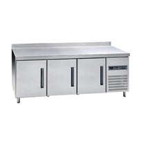 Asber Mesa Refrigerada 3 Puertas Solidas 13.9 Pies3 Acero ASTR-79 HC Nuevo