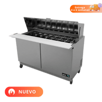 Asber Mesa de Refrigeración de Preparación 2 Puertas APTM-60-24 HC