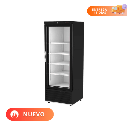 Asber Refrigerador 1 Puerta de Cristal ARM-17 HC