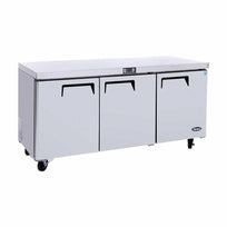 Atosa Mesa Refrigerada Bajo Barra de 3 Puertas MGF8404GR