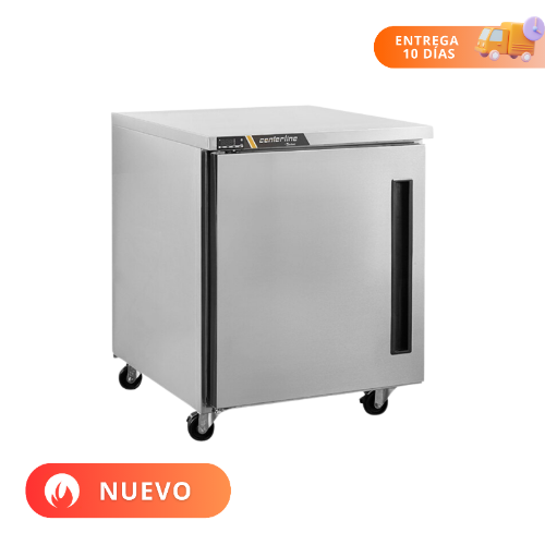 Centerline Mesa Refrigerada Bajo Barra 1 Puerta Acero Solida CLUC-27R-SD-R