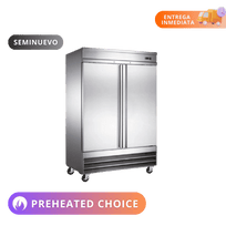 Icehaus Congelador dos puertas de acero CV-2PS-SS-01 