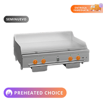 Wood Stone Plancha de 4 Quemadores a Gas con Base WS-GPL-4836-CT-N