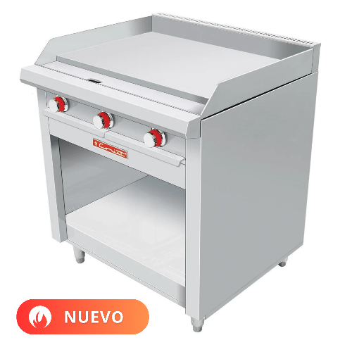 Coriat Plancha 3 Quemadores y Gabinete Abierto EC-GA-Grill de Piso HD Nuevo