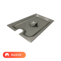 Tapas fuente entero A/INOX paquete 10 unidades Nuevo