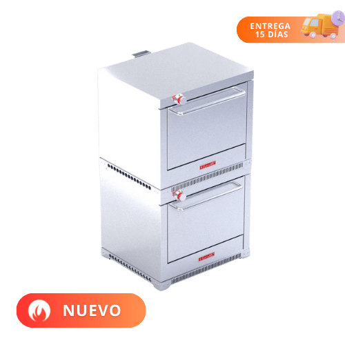 Coriat Horno a Gas de 2 Gavetas con Capacidad de 5 Bandejas HC-35-D MASTER