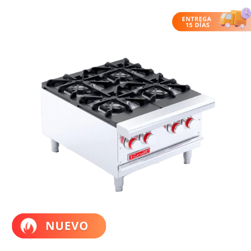 Coriat Parrilla a Gas de 4 Quemadores PCV-4 DE MESA HD