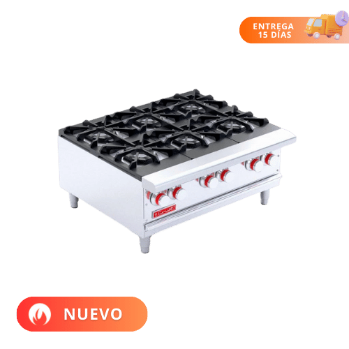 Coriat Parrilla a Gas de 6 Quemadores PCV-6 DE MESA HD