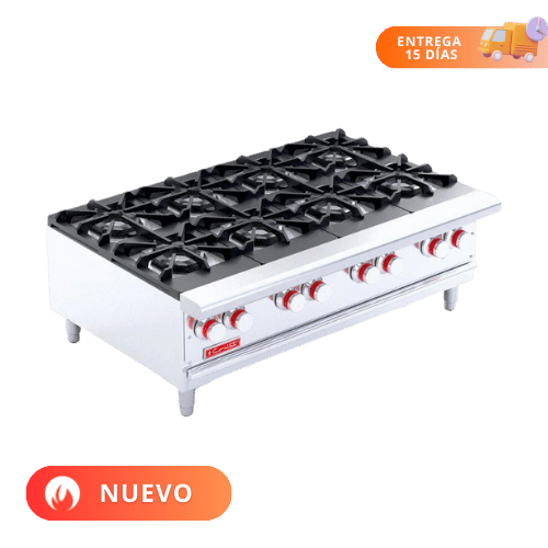 Coriat Parrilla a Gas de 8 Quemadores PCV-8 DE MESA HD