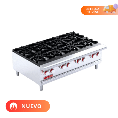 Coriat Parrilla a Gas de 8 Quemadores PCV-8 DE MESA MASTER