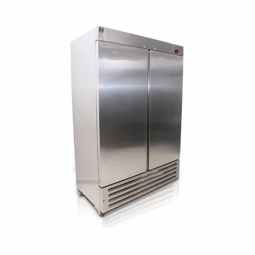 Criotec Congelador vertical 2 puertas acero 42 pies FSL-42 HC Nuevo