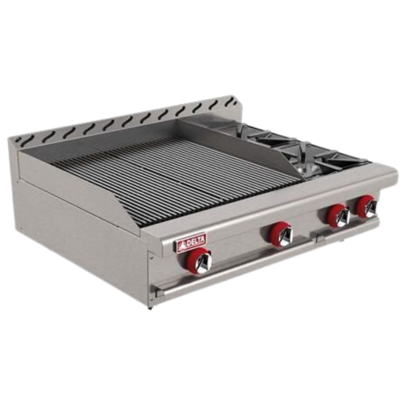 Delta Asador y parrilla a gas 2-ASR-2-Q-MIX