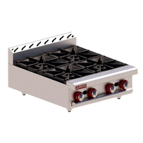 Delta Parrilla a gas 4 quemadores mixto 2-4-MIX