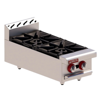 Delta Parrilla vertical a gas 2 quemadores mixto 1-2-V-MIX