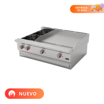 Drago Combinado Parrilla y Plancha 2 Quemadores CG-20PD
