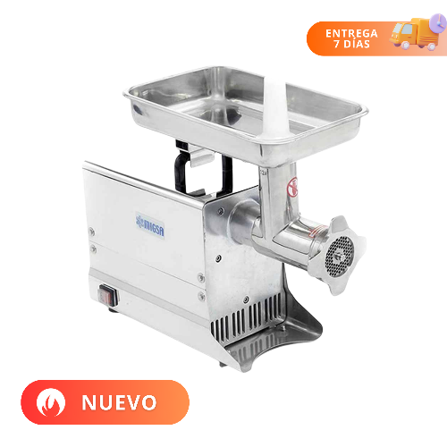 Migsa Molino de carne comercial de 3/4 HP HFM-12 