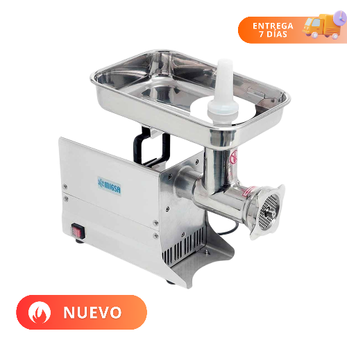 Migsa Molino de carne comercial de 1 HP HFM-22