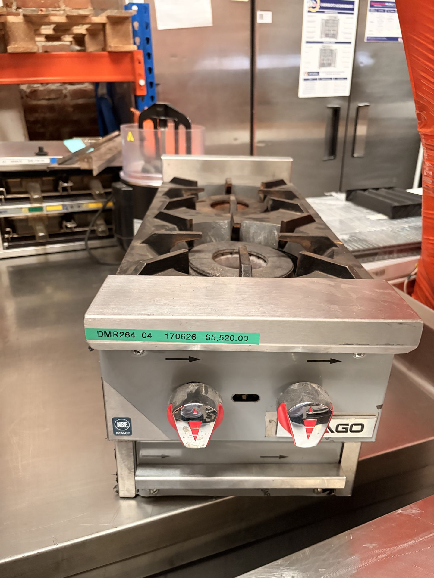 Drago Parrilla 2 Quemadores a Gas CG-20 Seminuevo