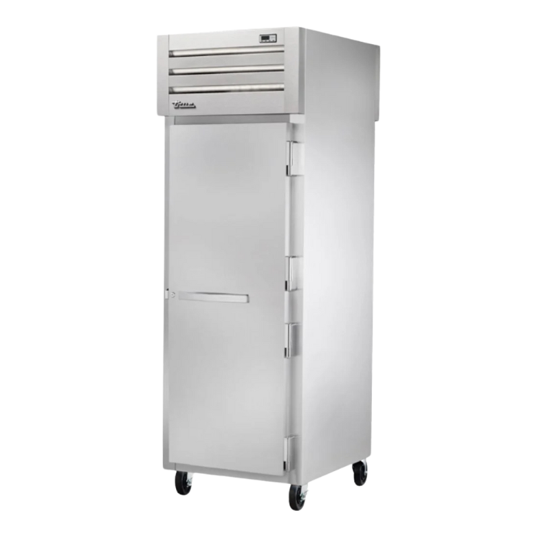 True Gabinete calefactor con puertas batientes delanteras sólidas y traseras STR1HPT-1S-1S Nuevo