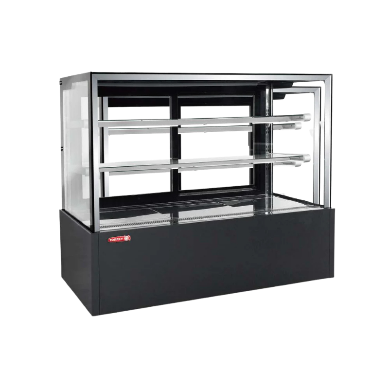 Torrey Vitrina Refrigerada Full Glass Recta 120cm VFG-120R2 115V Seminuevo