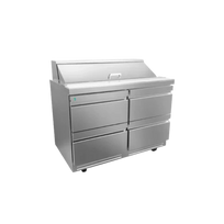 Asber Mesa refrigerada de preparacion ensaladas 4 cajones APTS-60-16-D4-P HC Premium Nuevo