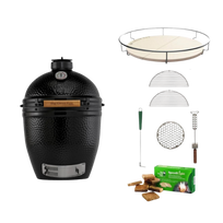 Big Green Egg Asador Onyx Egg with Accessory Bundle - Large Nuevo