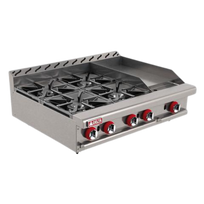 Delta Parrilla y plancha a gas mixto 2-4-1-G-MIX Nuevo