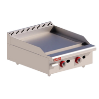 Delta Plancha a gas 2 quemadores mixto 2-G-MIX Nuevo