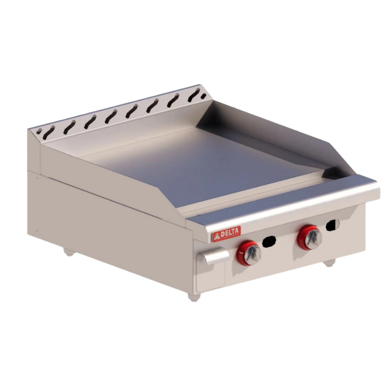 Delta Plancha a gas 2 quemadores mixto 2-G-MIX Nuevo