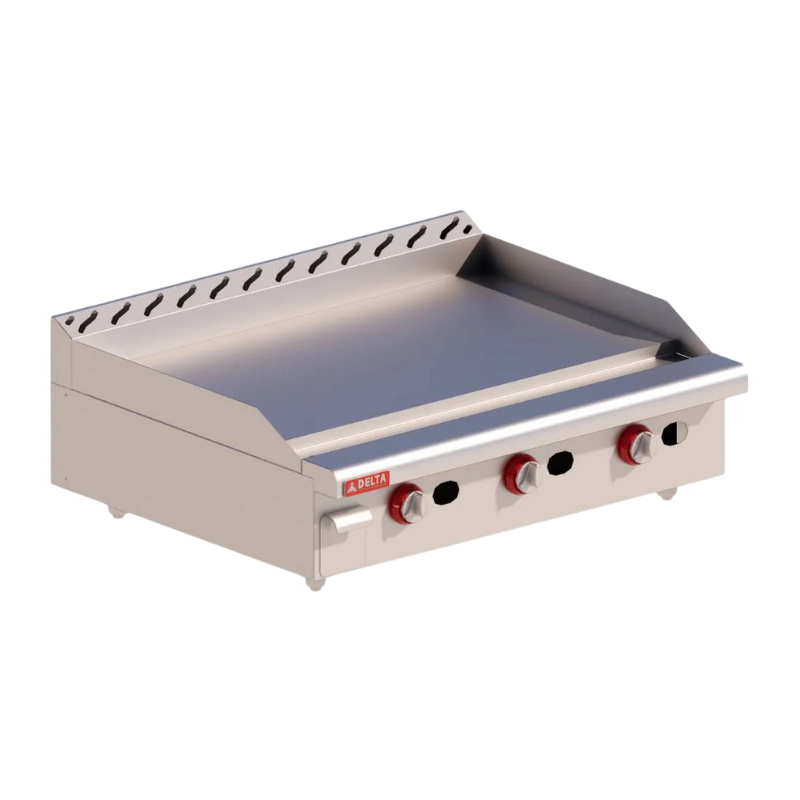 Delta Plancha a gas 3 quemadores mixto 3-G-MIX Nuevo