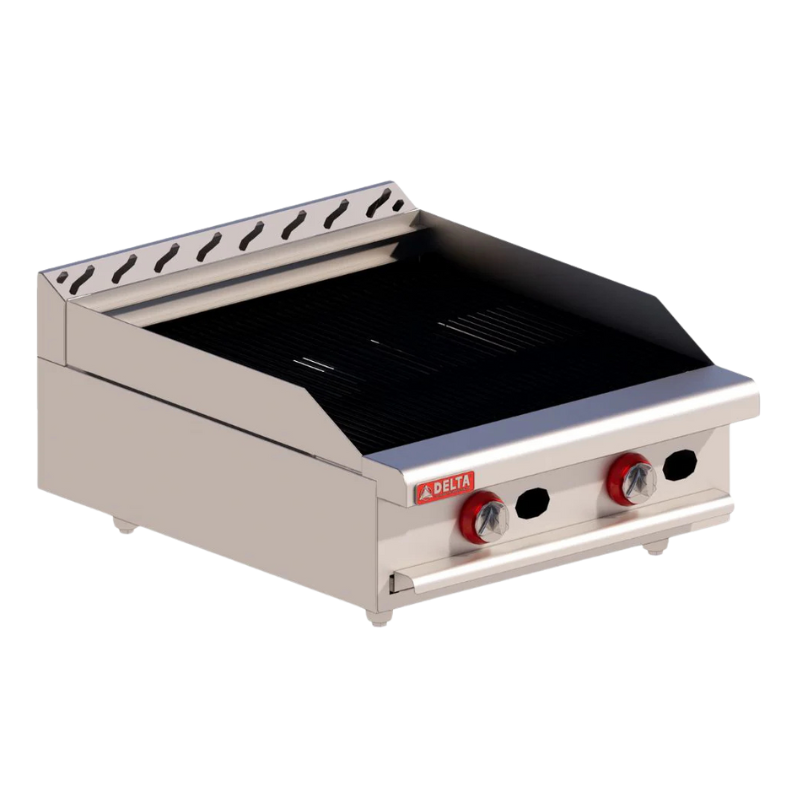 Delta Asador a gas 2 quemadores mixto 2-ASR-MIX Nuevo