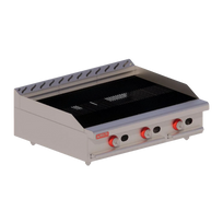 Delta Asador a gas 3 quemadores mixto 3-ASR-MIX Nuevo