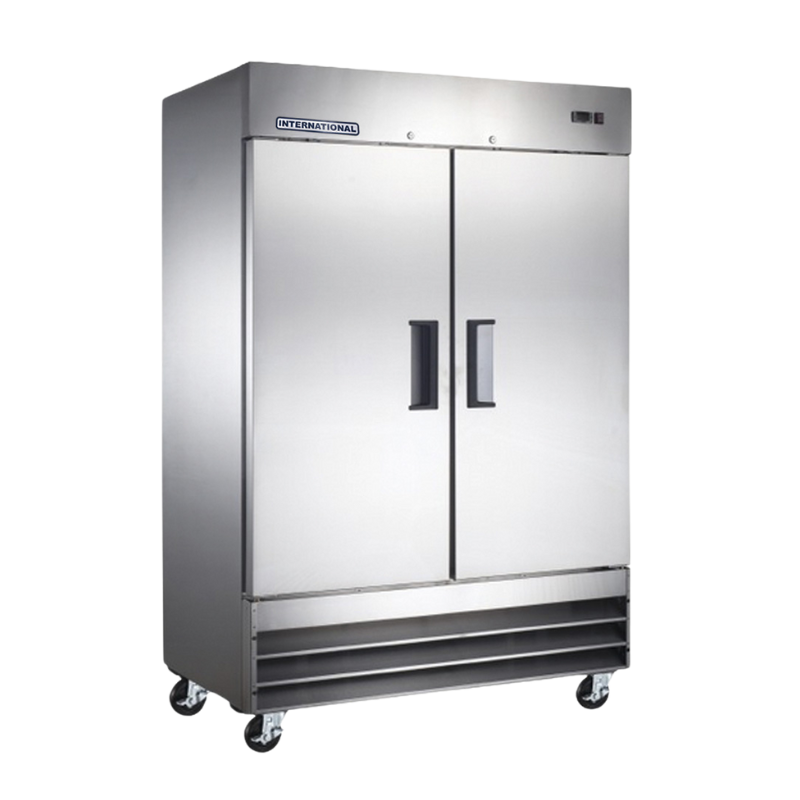 International Refrigerador vertical 2 puertas solidas INT/RV-2PS-AI Nuevo